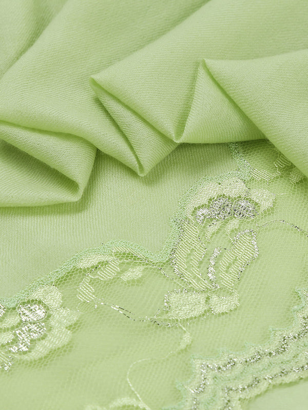 Ochre Lime Green Lace